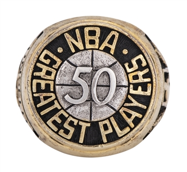 Wes Unseld NBA 50 Greatest Players Salesman Sample Ring